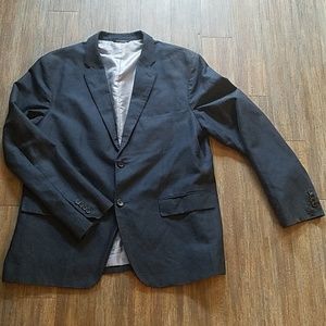 Men's Banana Republic Navy Linen Blazer - 46R